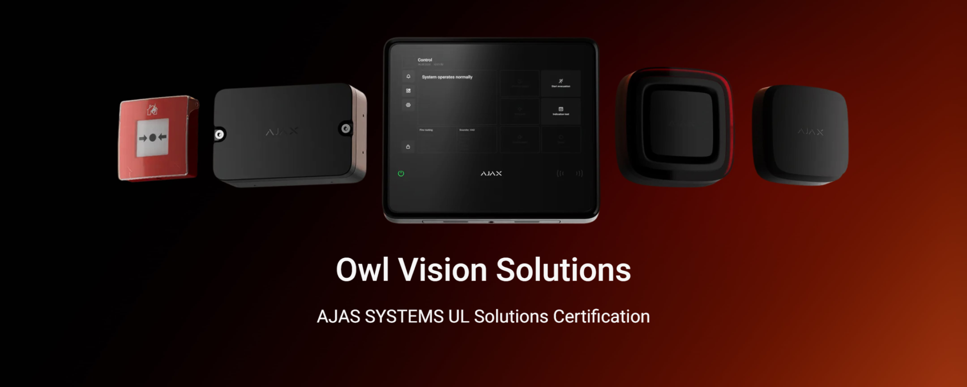 AJAX SYSTEMS FIRE ALARM, TOP OF LINE, SECURITY